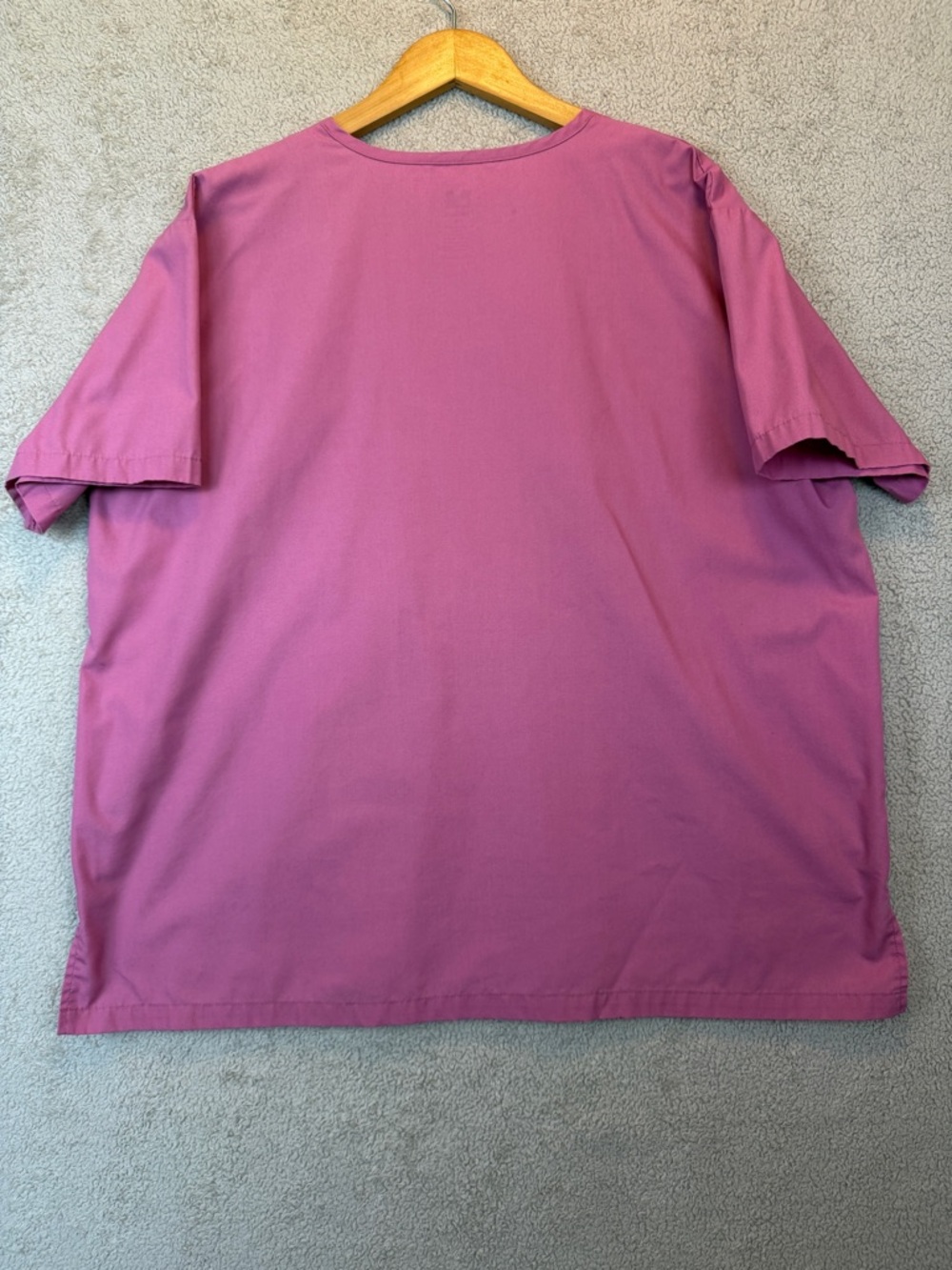 Dagacci Pink Scrub Set V-Neck Top Pants Medical Uniform XXL - Picture 5 of 16